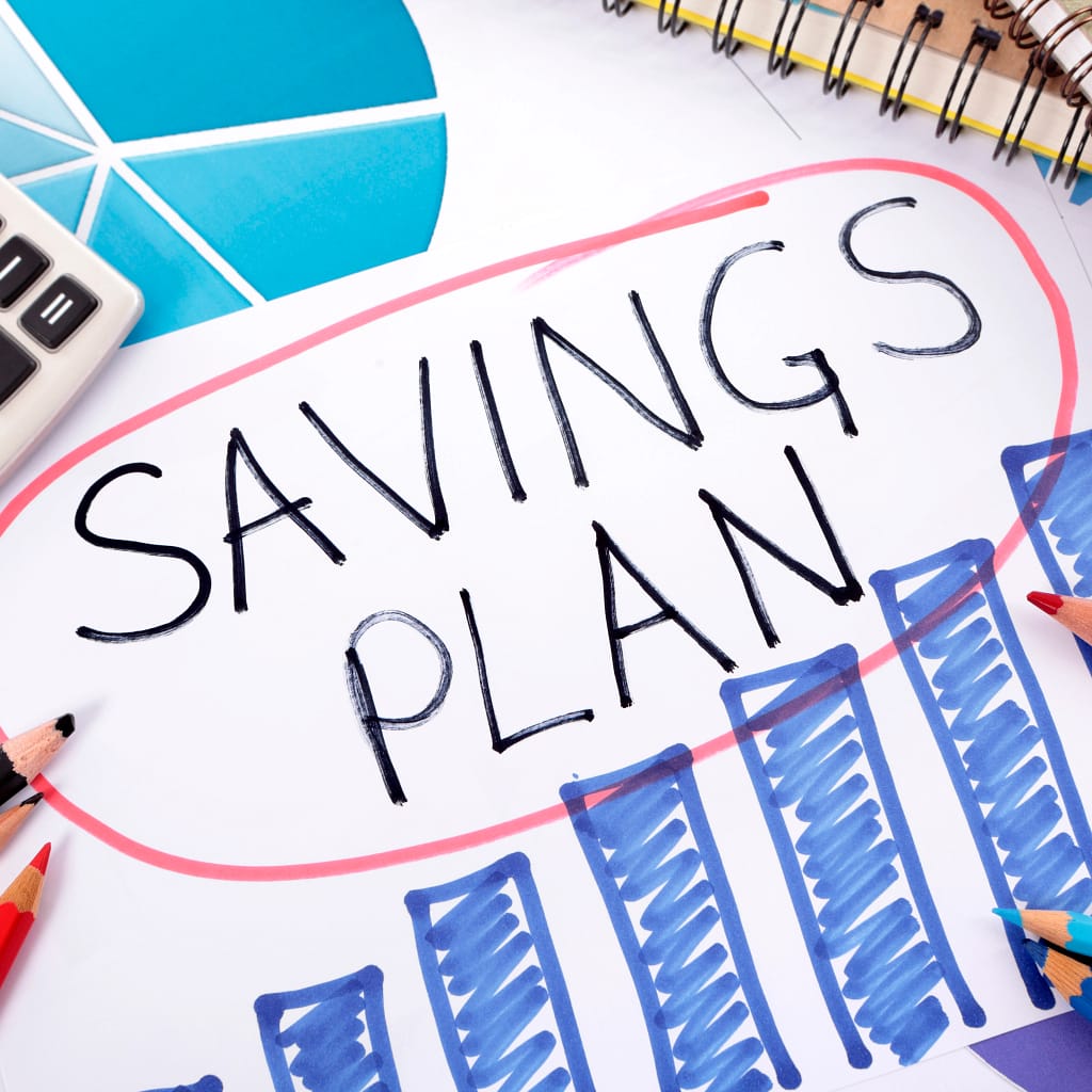 Savings plan highlighting how to integrate scrap car earnings into a family budget.